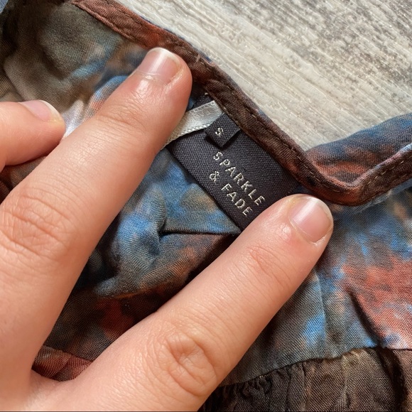 Sparkle and Fade • Tie Dye cropped tank - Picture 3 of 4